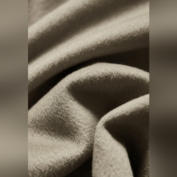 Oversized Winter Wool Cashmere Coat Size Small - NO BELT - Picture 3 of 16